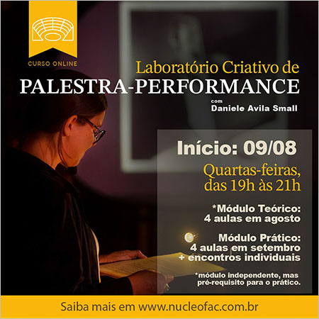 Laboratório criativo de palestra-performance