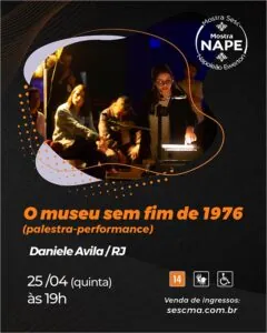 Arte da apresentação na Mostra NAPE (São Luís / MA) | Abril de 2024