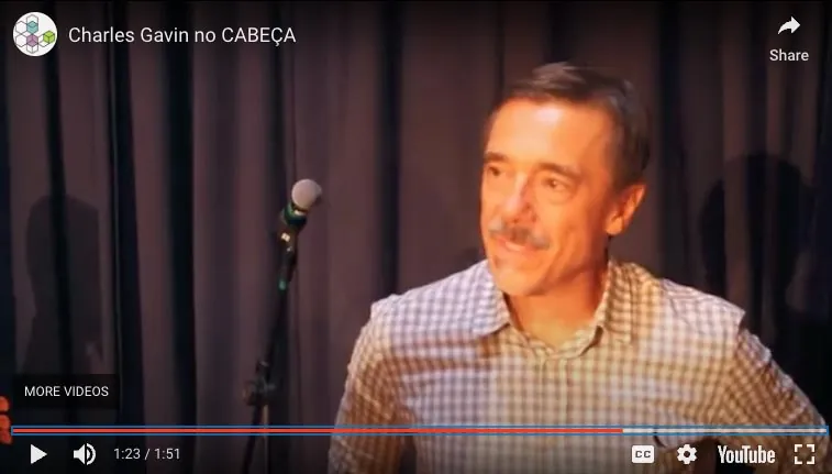 Charles Gavin no CABEÇA